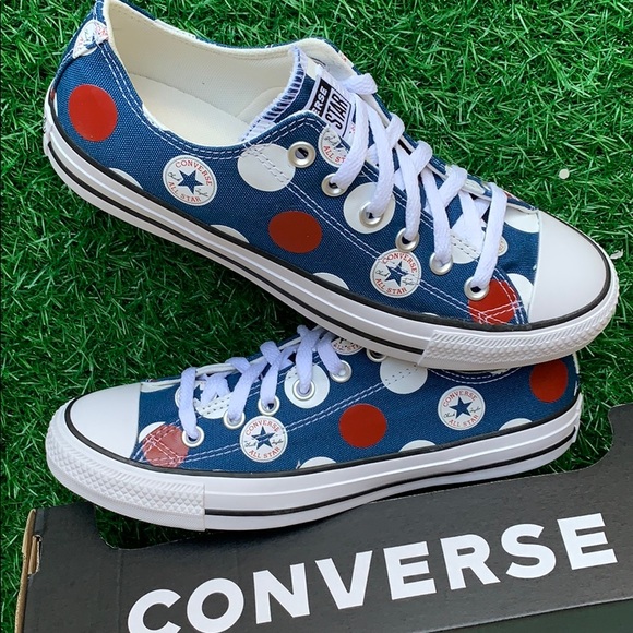 CONVERSE CTAS OX COURT BLUE/UNIVERSITY RED WMNS - Picture 14 of 16